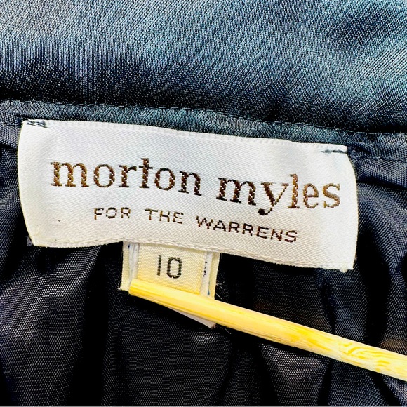 VTG Morton Myles Black Velvet Skirt - MiUSA - Picture 2 of 7